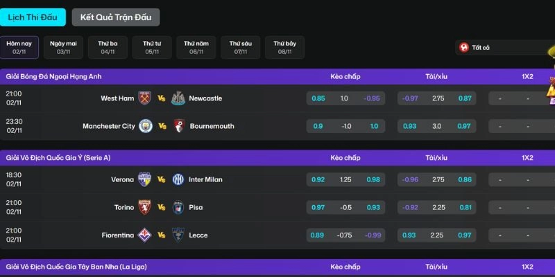 Các chuyên mục đặc sắc tại kèo nhà cái Bong88