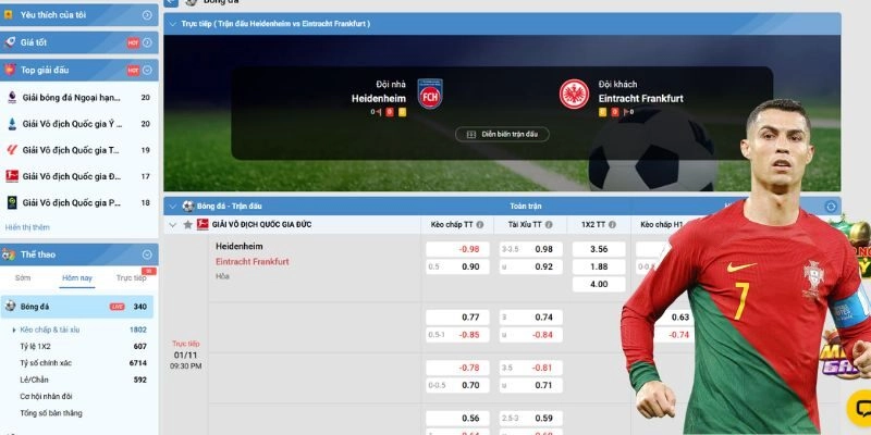 Các loại kèo phổ biến tại kèo nhà cái 88