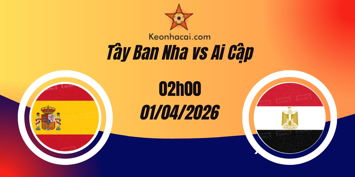 Nhận Định Tây Ban Nha vs Ai Cập Giao Hữu Quốc Tế 01/04/2026
